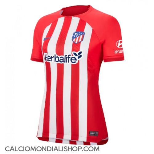 Maglie da calcio Atletico Madrid Prima Maglia Femminile 2023-24 Manica Corta